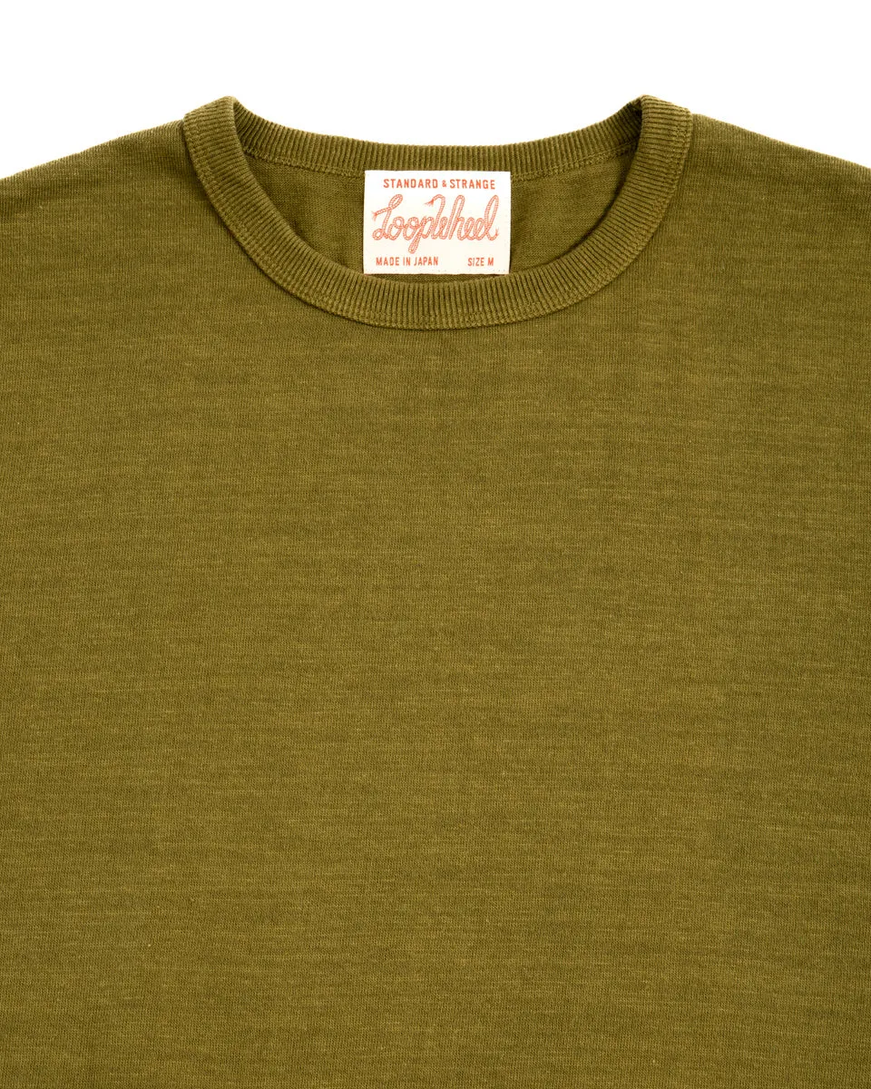 Wakayama Special Loopwheel Tee - Martini Olive