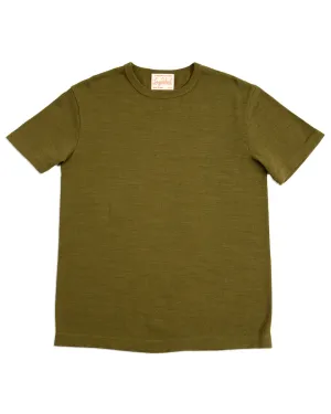 Wakayama Special Loopwheel Tee - Martini Olive