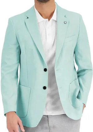 Wangyue Men's Casual Blazer Slim Fit Lightweight Jacket Casual Sport Coat Two Buttons Suit Jackets for Wedding Prom