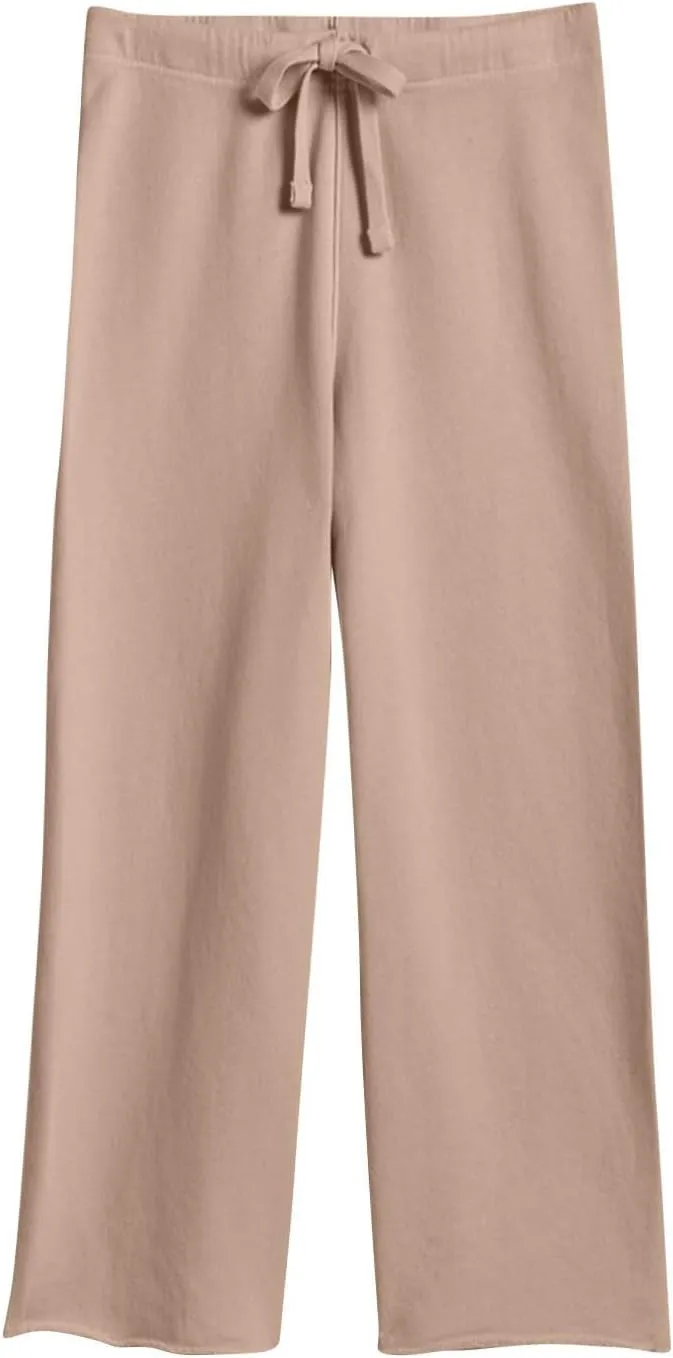 Wide Leg Sweatpants Women Baggy High Waist Drawstring Casual Trouser Style Lounge Pants Comfy Cotton Sweatpants