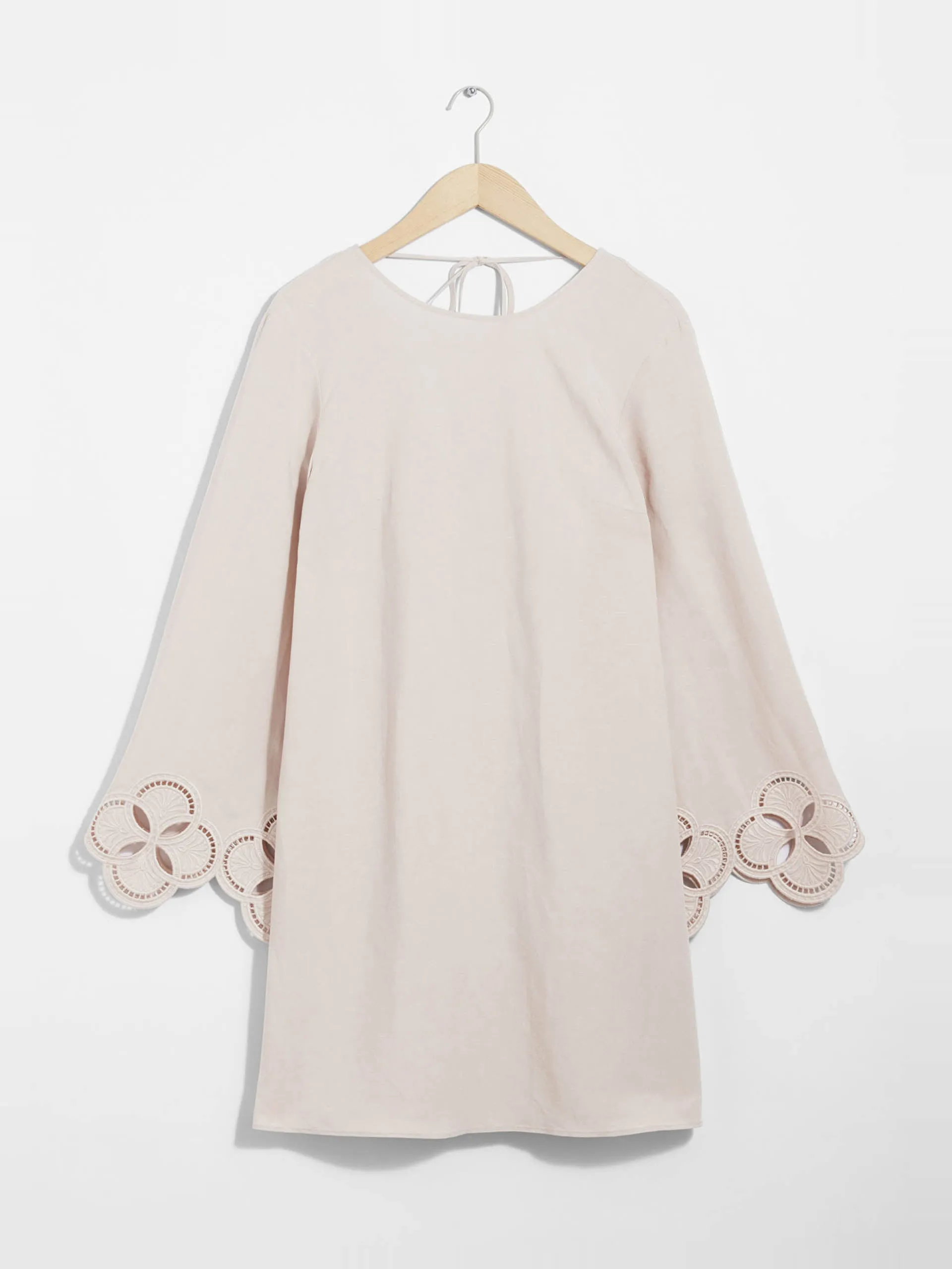 Wide-sleeve minidress