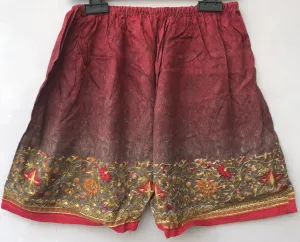 Women Maroon Cotton Print Shorts - NT00001MFPS MAROON