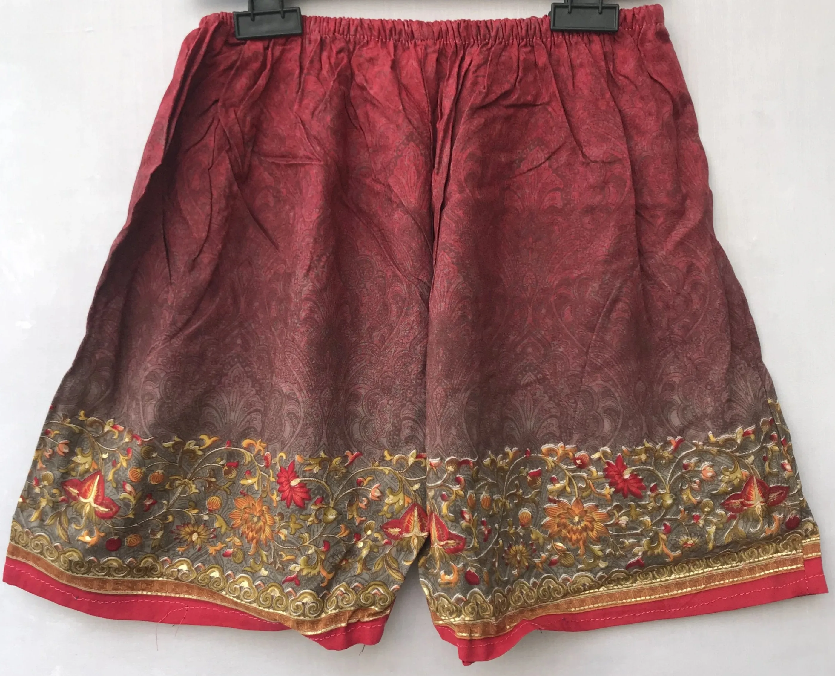 Women Maroon Cotton Print Shorts - NT00001MFPS MAROON
