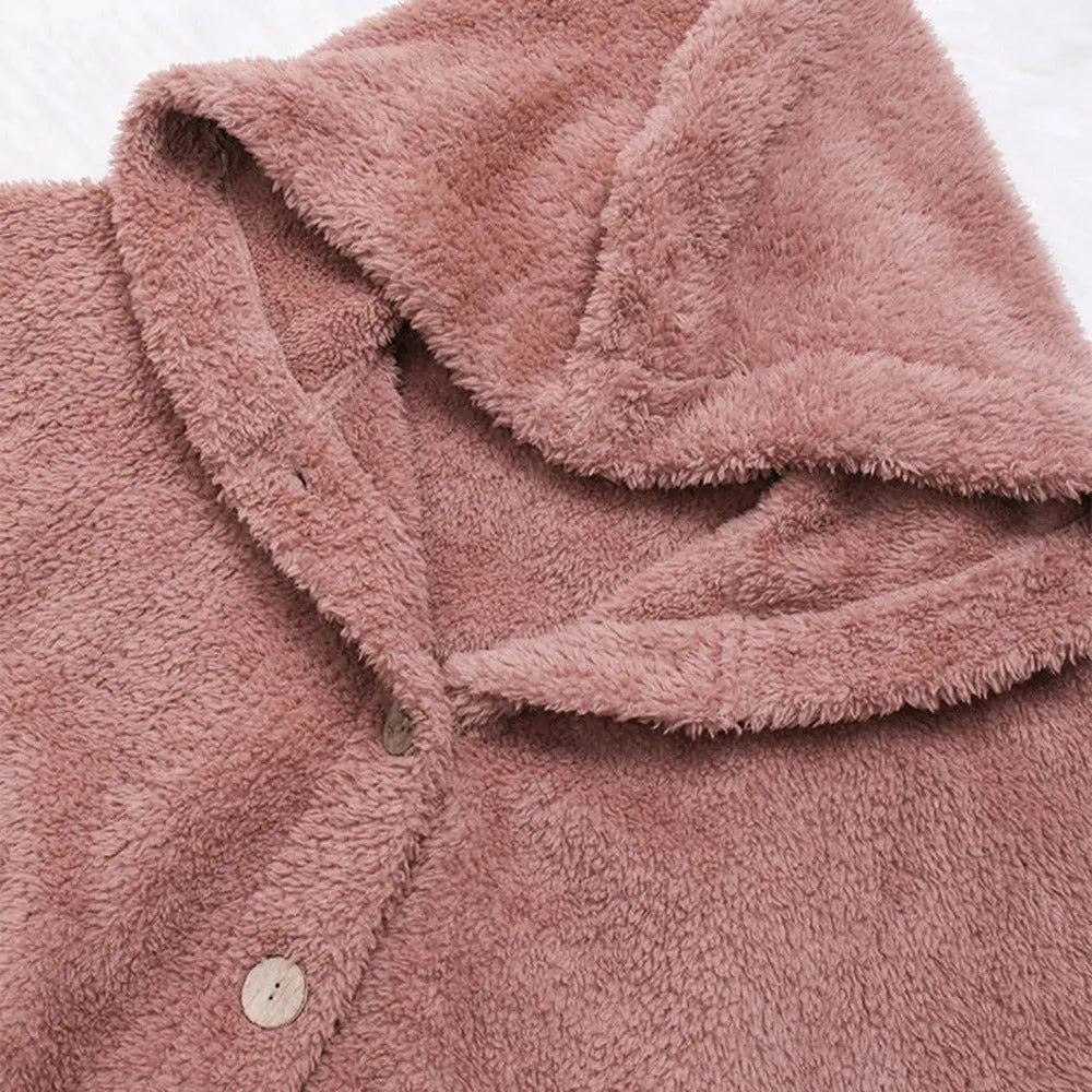Women's Teddy Bear Cozy Coat