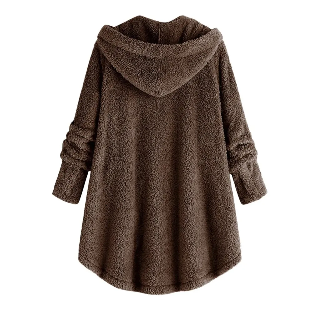 Women's Teddy Bear Cozy Coat