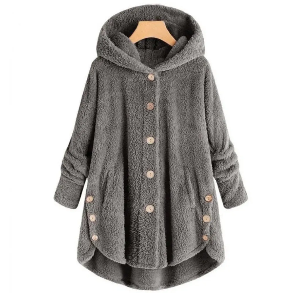 Women's Teddy Bear Cozy Coat
