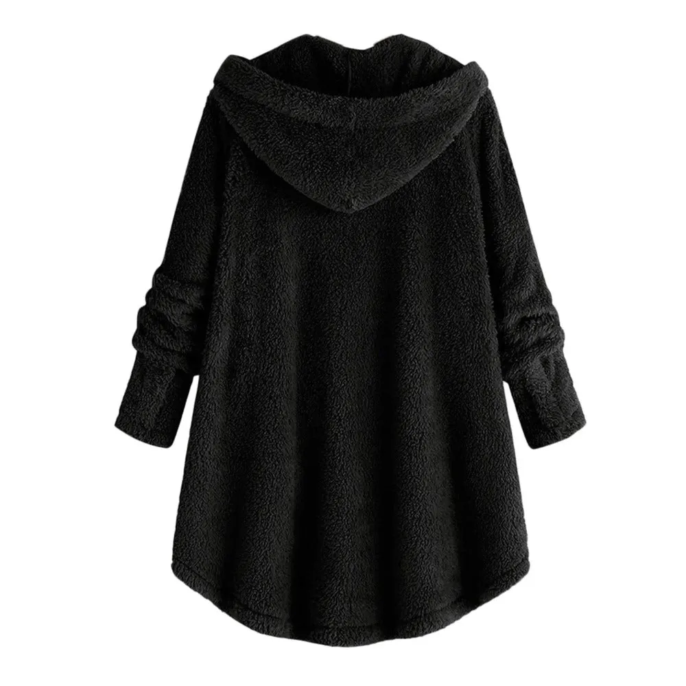 Women's Teddy Bear Cozy Coat