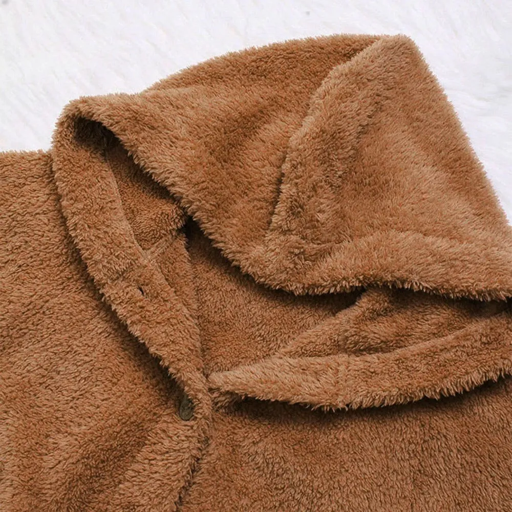 Women's Teddy Bear Cozy Coat