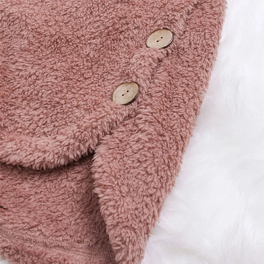 Women's Teddy Bear Cozy Coat