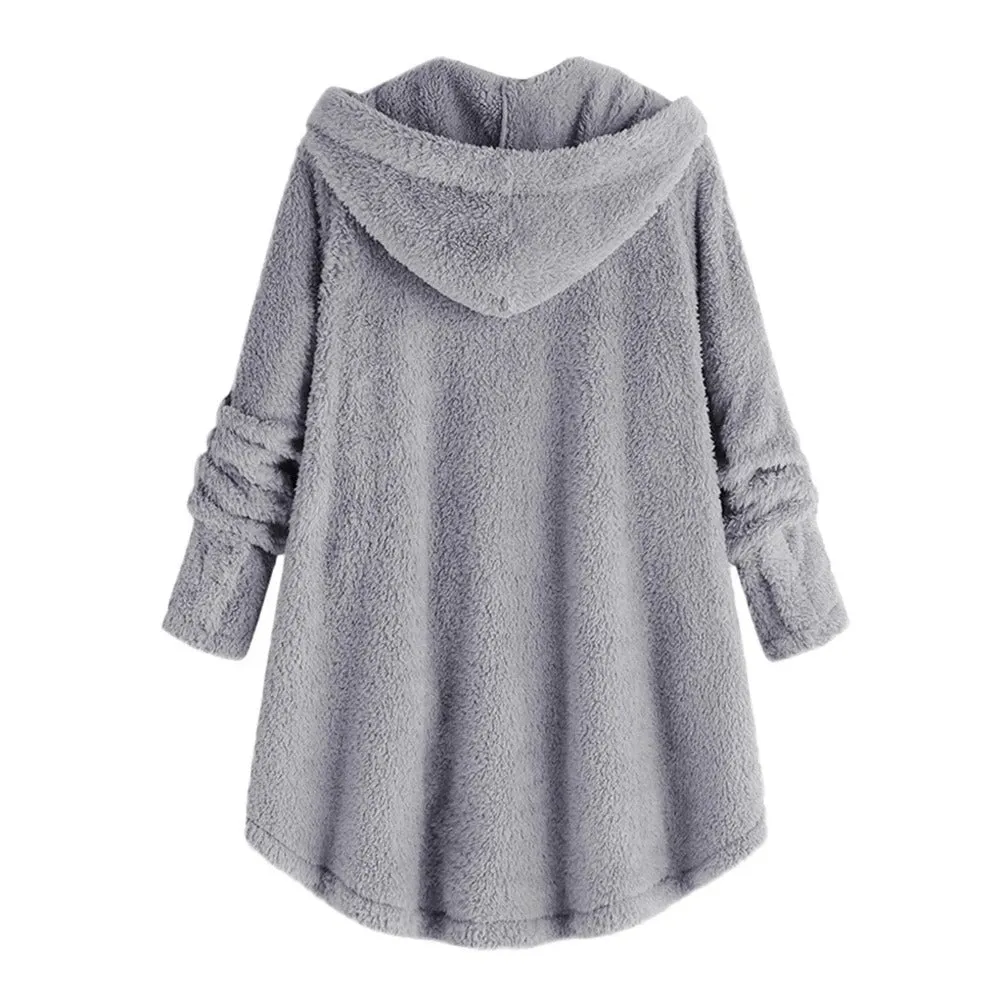 Women's Teddy Bear Cozy Coat