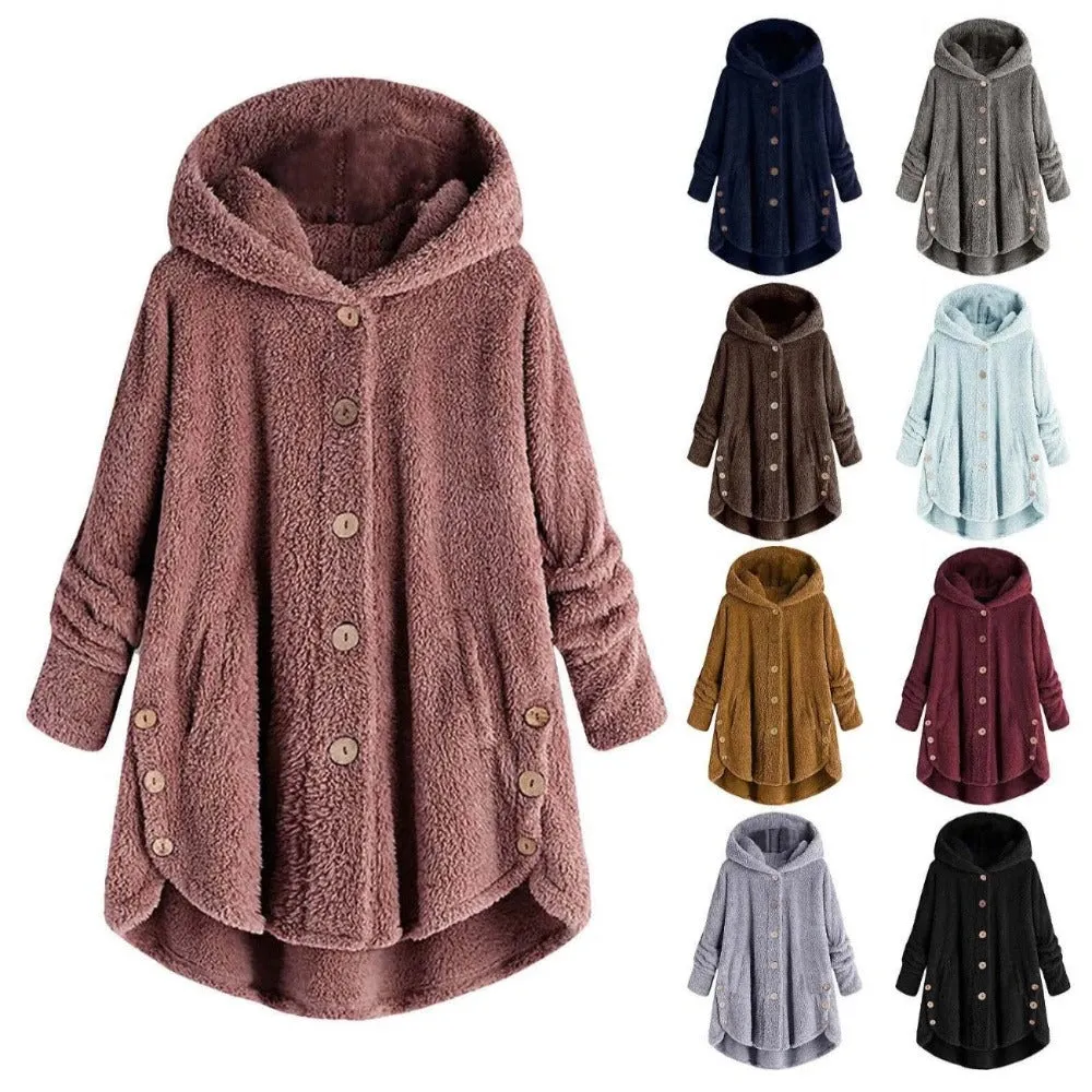 Women's Teddy Bear Cozy Coat