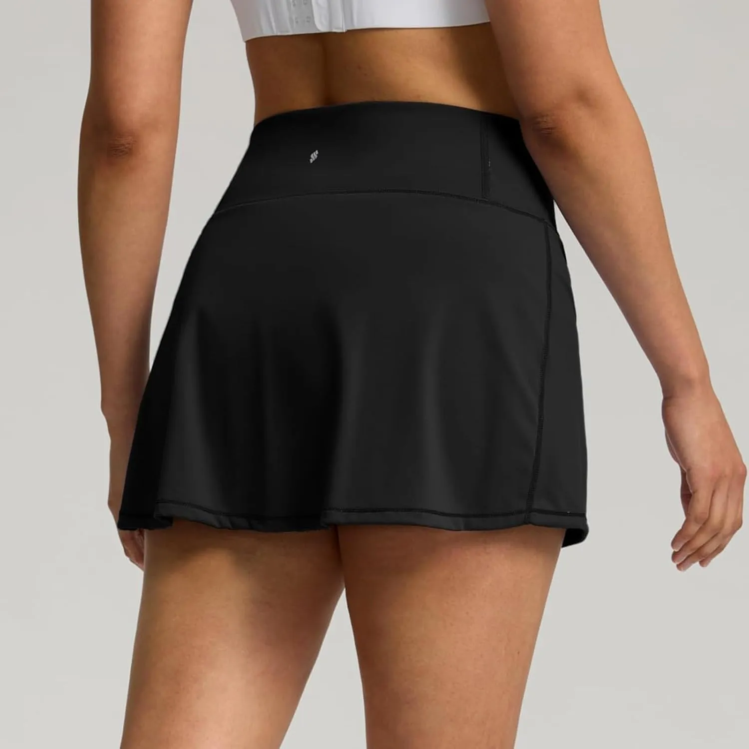Women's Tennis Skirts with Shorts Underneath High Waist Athletic Skorts Casual Layered Skinny Golf Skirts with Pocket