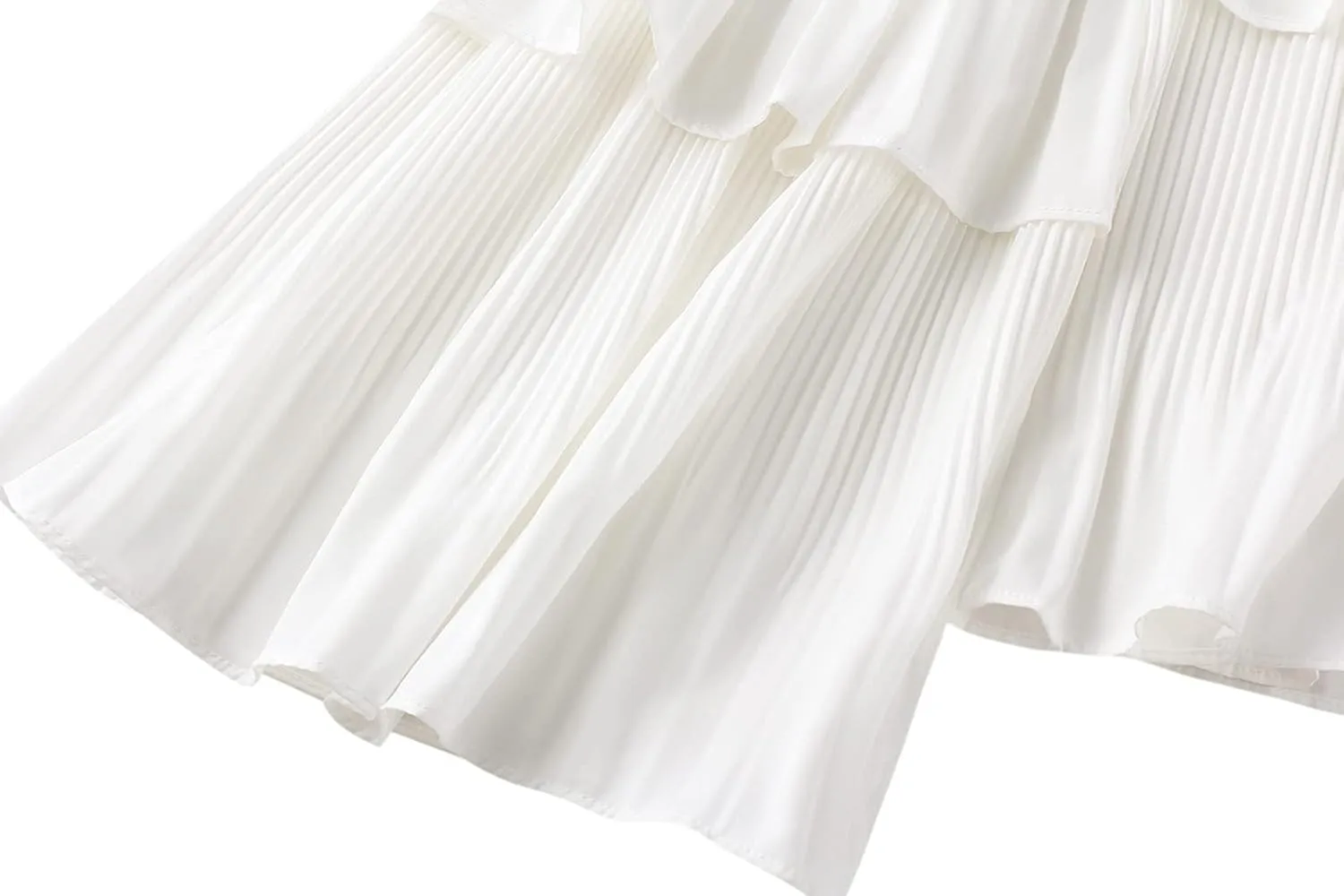 Womens Tulle Skirts Elastic Waisted Draped A-Line Pleated Long Skirt Stylish Comfy Midi Skirt