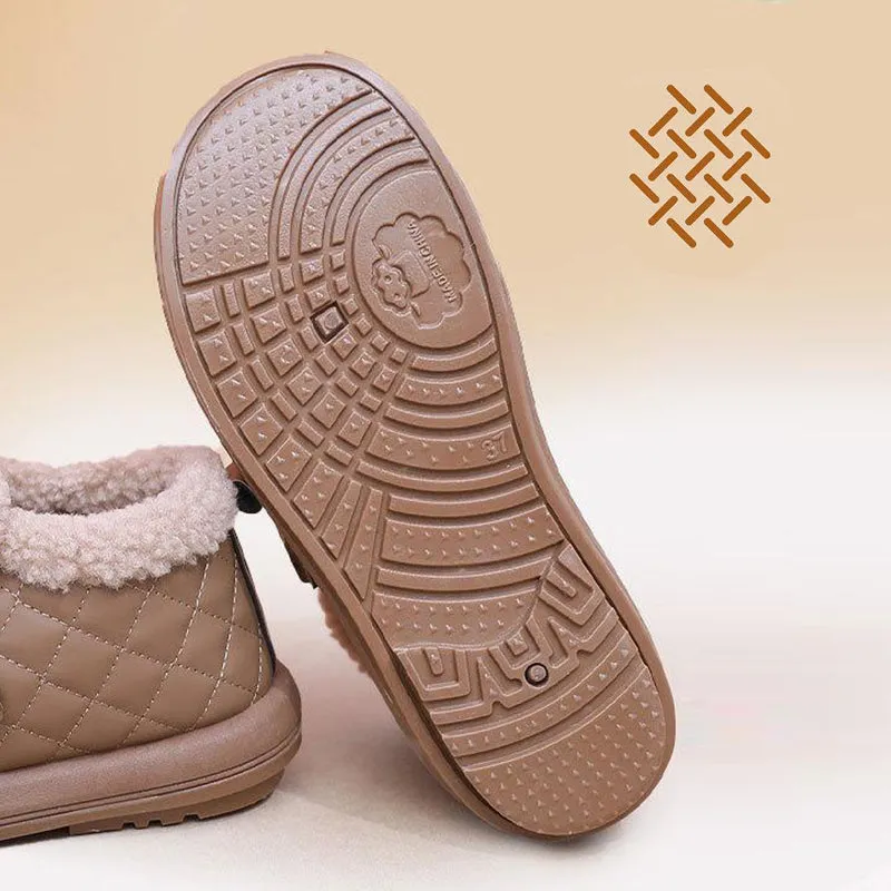 Women's Winter Plush Slip-On Flat Shoes