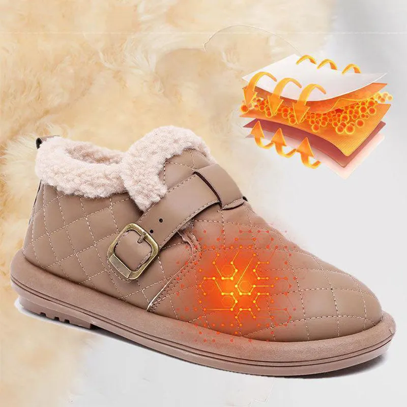 Women's Winter Plush Slip-On Flat Shoes