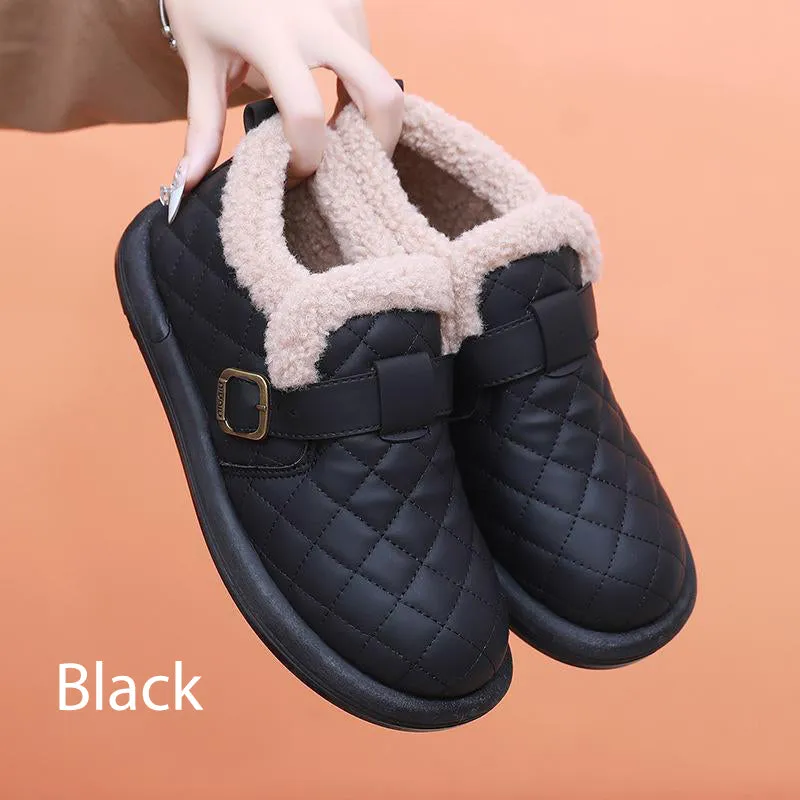 Women's Winter Plush Slip-On Flat Shoes