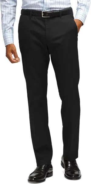 YUCENFU Men's Slim Fit Flat Front Dress Pant Expandable Waist Fashion Colored Tapered Slacks